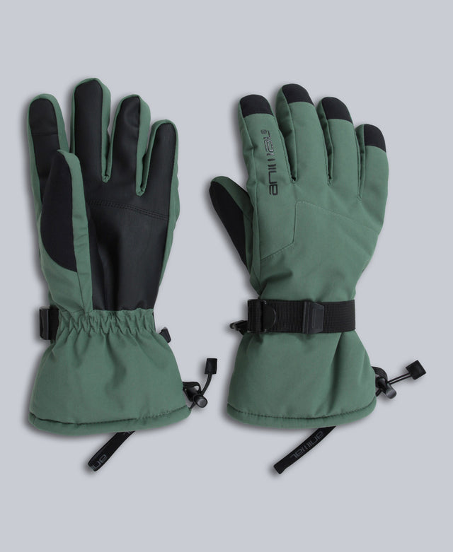 Mens Edge Snow Gloves - Dark Khaki