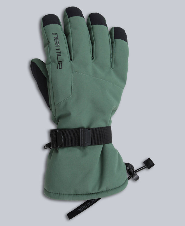 Mens Edge Snow Gloves - Dark Khaki
