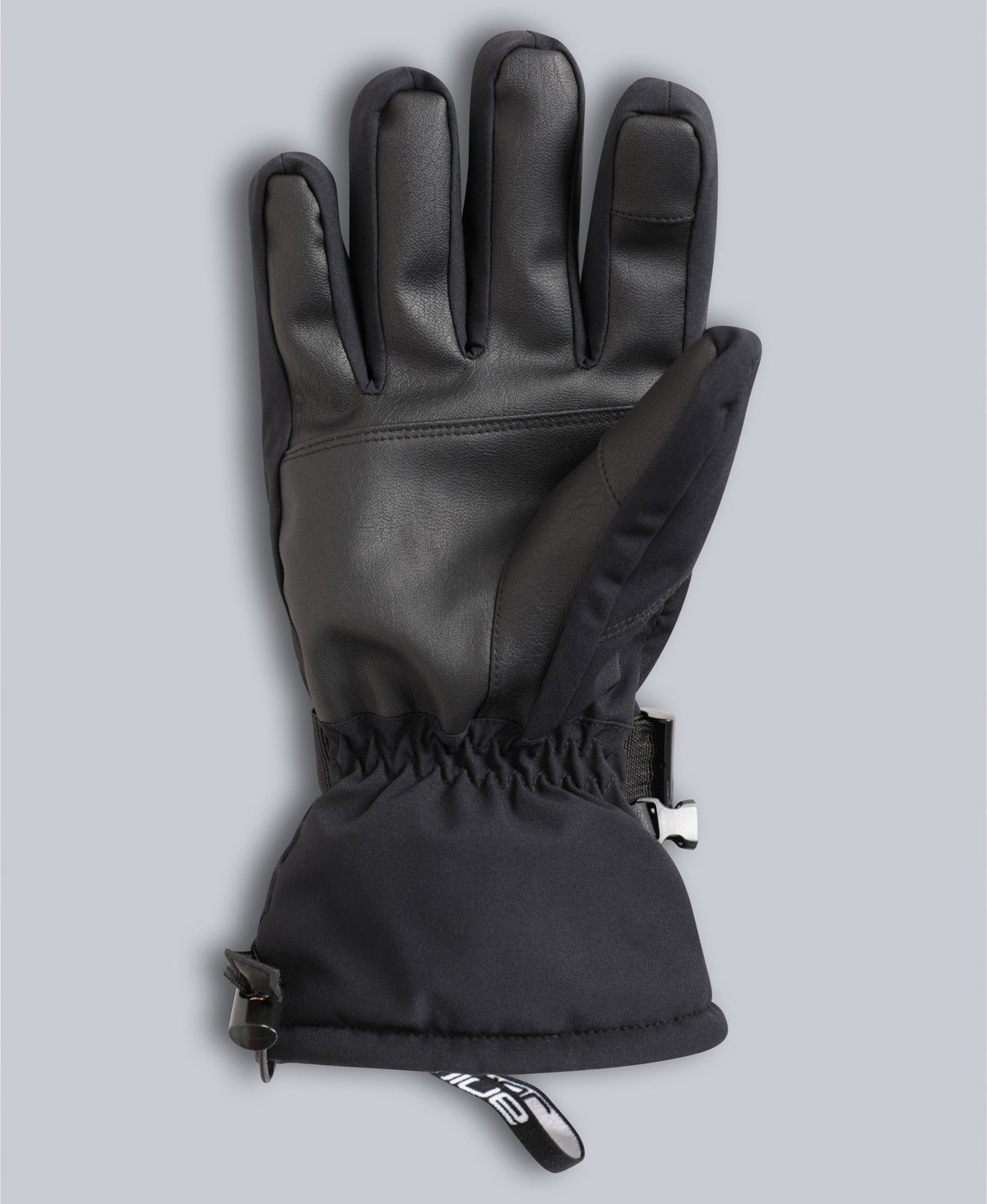 Edge Mens Waterproof Snow Gloves - Jet Black