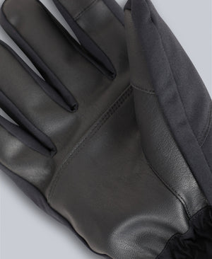 Edge Mens Waterproof Snow Gloves - Jet Black