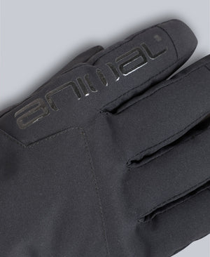 Edge Mens Waterproof Snow Gloves - Jet Black