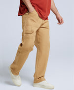 Stan Mens Organic Carpenter Trousers - Beige
