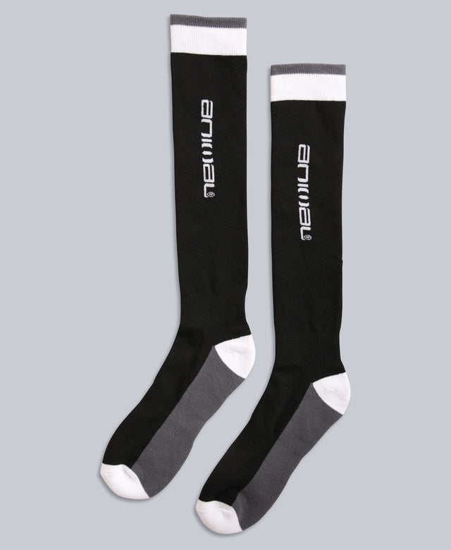 Downhill Mens Ski Socks - Jet Black