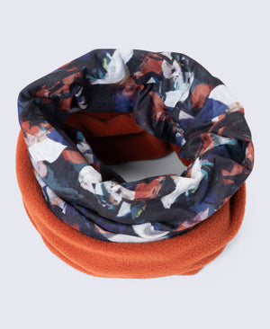 Frosted Mens Neck Gaiter - Rust