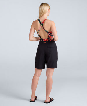 Nora Womens Classic Boardshorts - Black