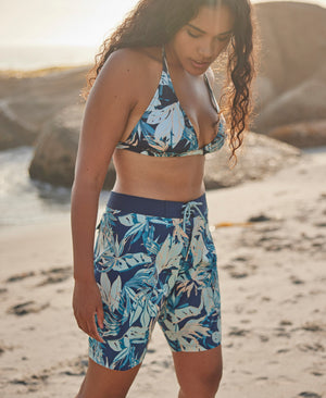 Nora Womens Classic Boardshorts - Dark Blue