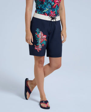 Nora Womens Classic Boardshorts - Indigo