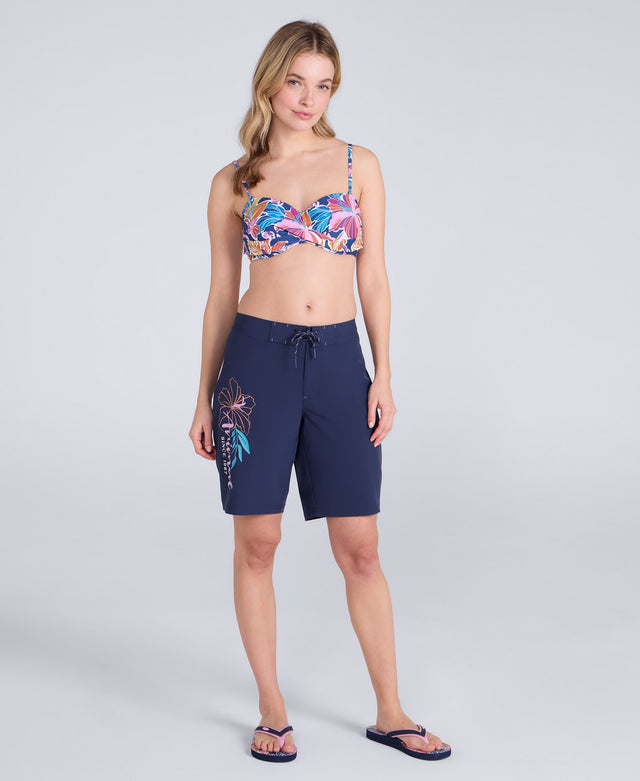 Nora Womens Classic Boardshorts - Navy