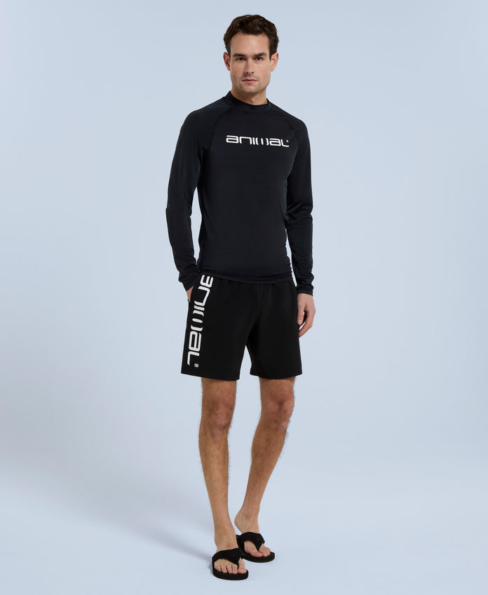 Deep Dive Mens Recycled Boardshorts - Black