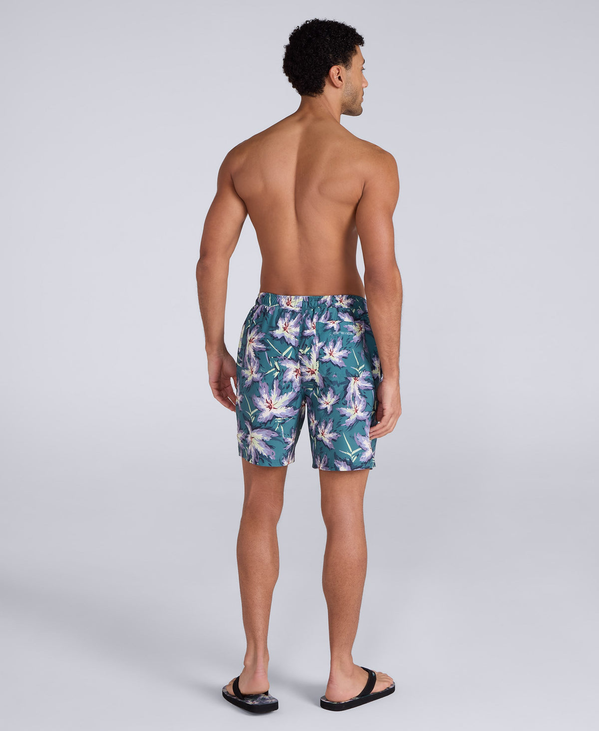 Deep Dive Mens Printed Boardshorts - Green