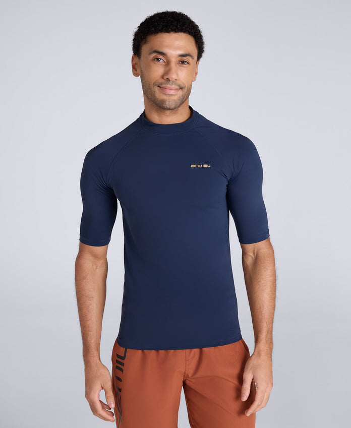 Kai Mens Rash Vest - Blue