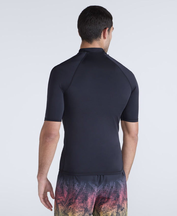 Kai Mens Rash Vest - Jet Black