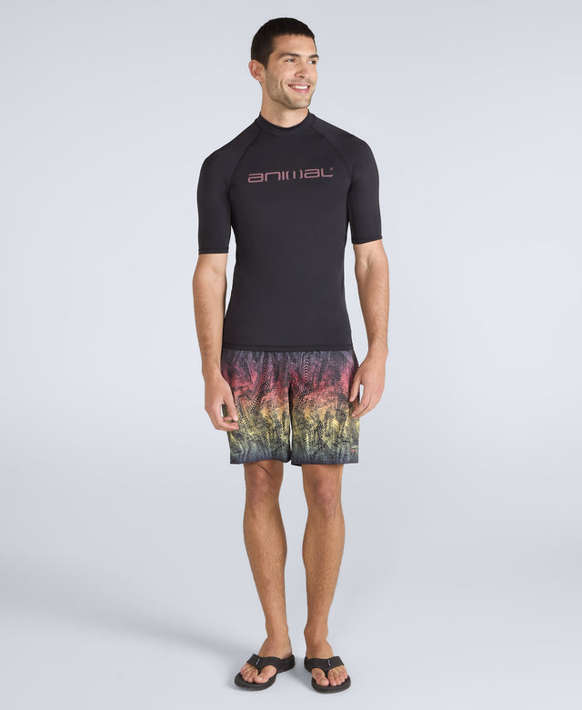 Kai Mens Rash Vest - Jet Black