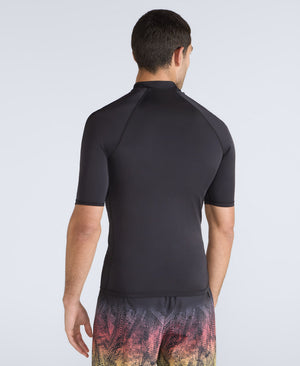 Kai Mens Rash Vest - Jet Black