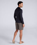 Sonny Mens Logo Rash Vest - Black