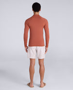 Sonny Mens Logo Rash Vest - Rust