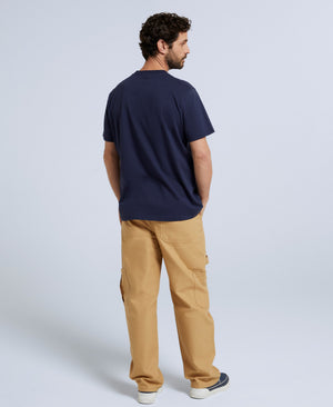 Leon Mens Relaxed T-Shirt - Navy