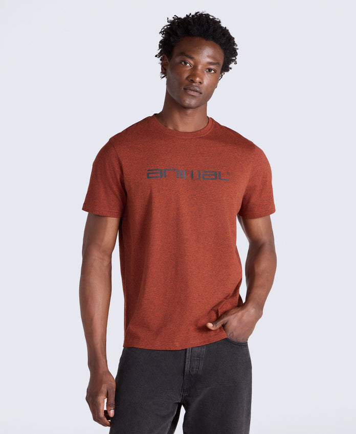 Leon Mens Relaxed T-Shirt - Red