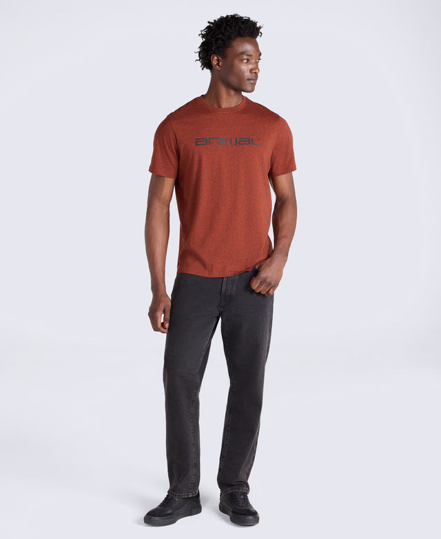 Leon Mens Relaxed T-Shirt - Red