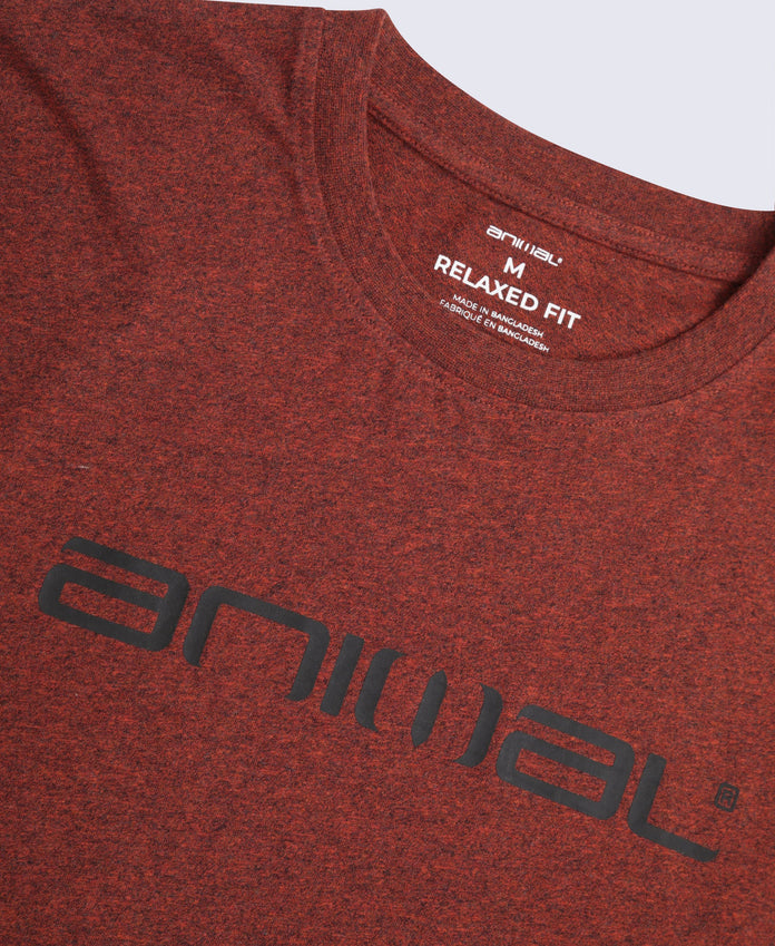 Leon Mens Relaxed T-Shirt - Red
