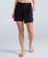 Lenora Womens Printed Boardshorts - Black