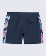 Lenora Womens Printed Boardshorts - Dark Blue