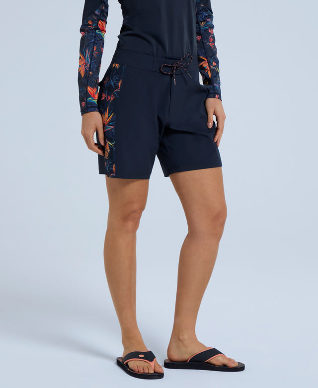 Lenora Womens Printed Boardshorts - Orange