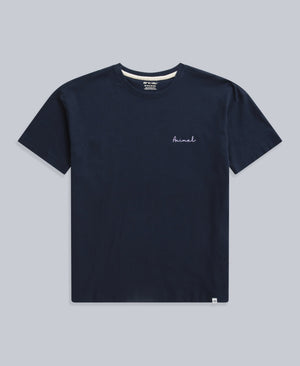 Leena Womens Boxy T-Shirt - Dark Blue