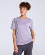 Leena Womens Boxy T-Shirt - Dusky Purple