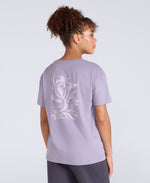Leena Womens Boxy T-Shirt - Dusky Purple