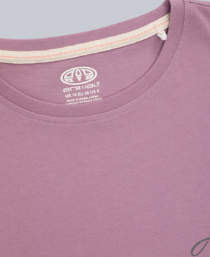 Leena Womens Boxy T-Shirt - Grape