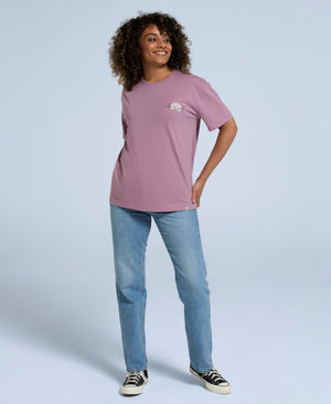 Leena Womens Boxy T-Shirt - Grape