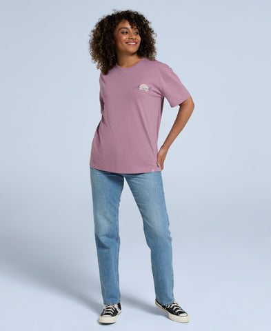 Leena Boxy T Shirt Grape
