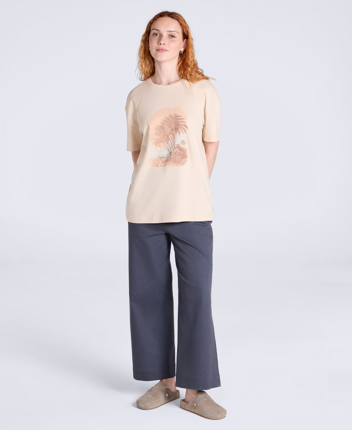 Leena Womens Boxy T-Shirt - Light Pink