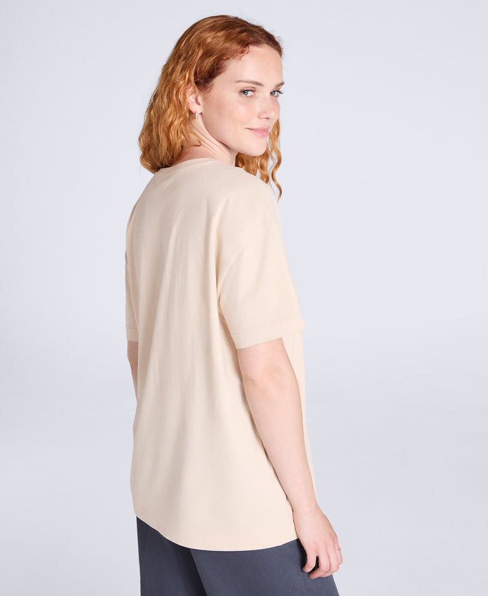 Leena Womens Boxy T-Shirt - Light Pink