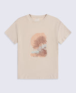 Leena Womens Boxy T-Shirt - Light Pink