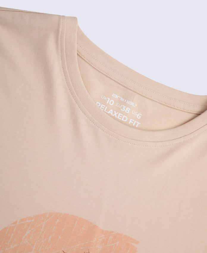 Leena Womens Boxy T-Shirt - Light Pink