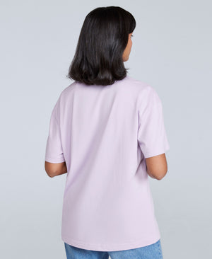 Leena Womens Boxy T-Shirt - Light Purple