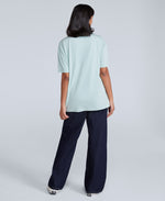 Leena Womens Boxy T-Shirt - Pale Green