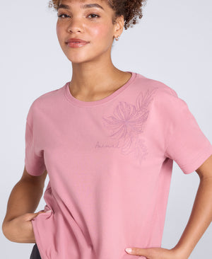 Leena Womens Boxy T-Shirt - Pink
