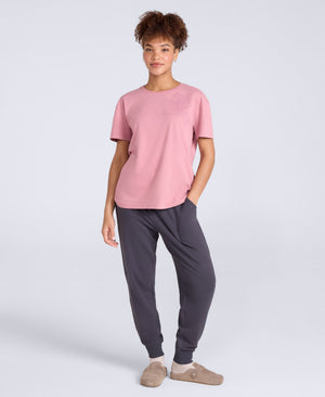 Leena Womens Boxy T-Shirt - Pink