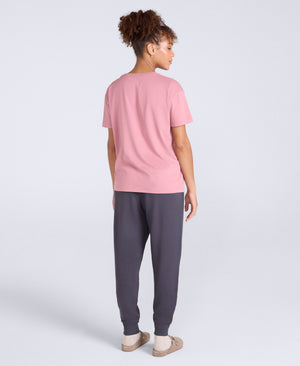 Leena Womens Boxy T-Shirt - Pink