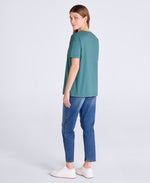 Leena Womens Boxy T-Shirt - Teal