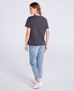 Carina Womens Graphic T-Shirt - Charcoal
