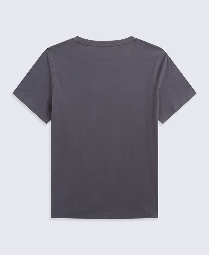 Carina Womens Graphic T-Shirt - Charcoal