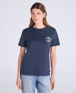Carina Womens Graphic T-Shirt - Dark Blue