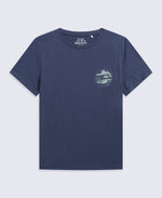 Carina Womens Graphic T-Shirt - Dark Blue