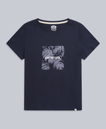 Carina Womens Organic Graphic T-Shirt - Navy