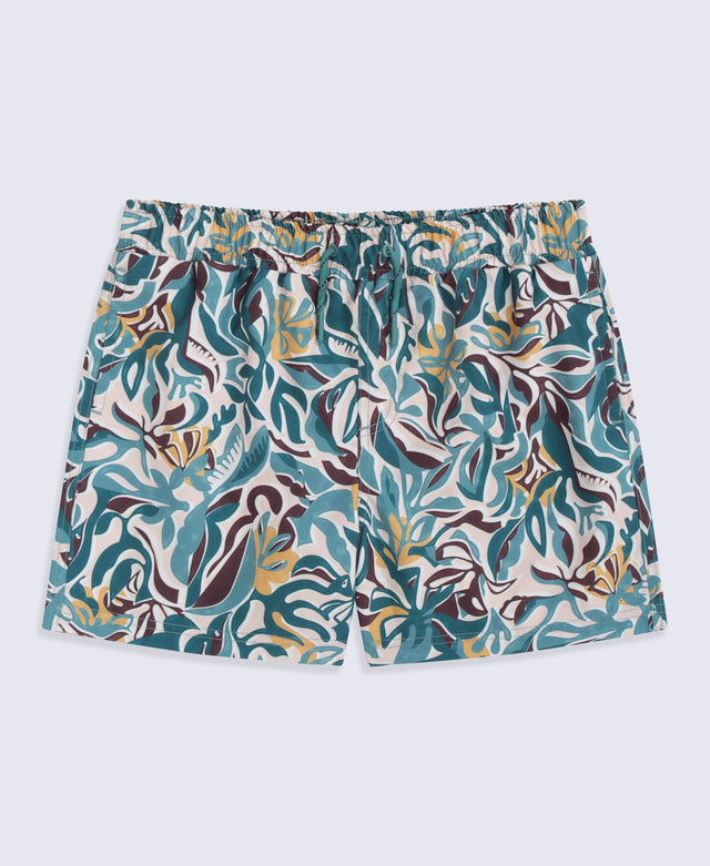 Jed Kids Printed Boardshorts - Pale Green