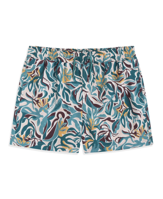Jed Kids Printed Boardshorts - Pale Green
